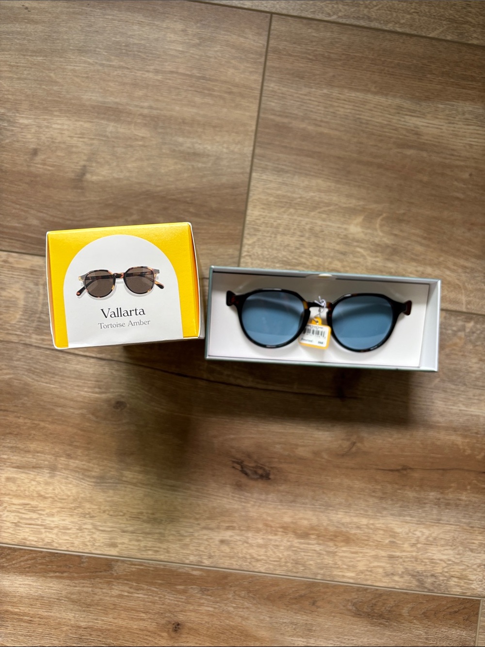 Sunski Vallarta Tortoise Amber Sunglasses with Custom Blue Lowlight Lenses